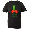 Suitable For Vegetarians Mens Funny T-Shirt Naughty Joke Rude Gift Present Top