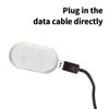 Mini Car Touch Light For Floor Trunk Hood Ceiling USB Rechargeable Magnetic Ambient Lamp Auto Interior Reading Light