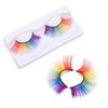 Fluffy Colored Lashes Natural Look Eyelashes Fake Eyelashes  for Christmas Cosplay Costume
