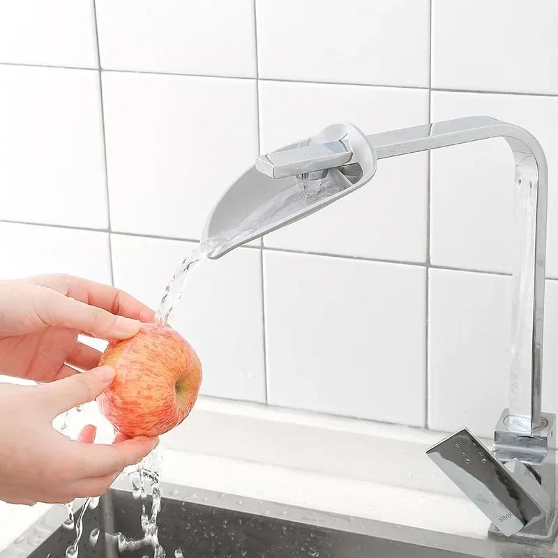Faucet Extender Sink Spray Proof Water Tap Extension for Kitchen Children Wash Hands Aid Tools Bathroom Accessories