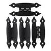 4Pcs Decorative Butterfly Hinges Cabinet Hinges for Kitchen Cabinets Rustic Furniture Drop Leaf Tables Heavy Duty Iron