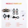 Wireless Remote Turn Signal Bicycle Light MTB Direction Indicator Smart LED Bike Taillight USB Rechargeable Cycling Rear Lamp