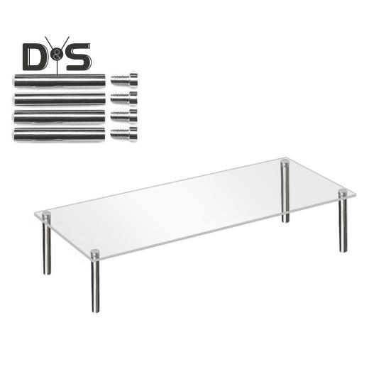1 sada Smooth Edges Stojan na košíčky obdélníkový Užitečný narozeninový stojan na koláčky na dezerty