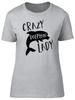 Crazy Dolphin Lady Unisexs Ladies Short Sleeve Fitted TShirt