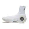 Glare x Li Ning WOW 9 LS Ammortizzazione Antiscivolo Resistente all'Abrasione Scarpe da Basket High top Donna Bianco ABCS074-3