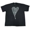 Smashing Pumpkins Black Mellon Collie Heart VTG XL Single Stitch T-Shirt REPRINT