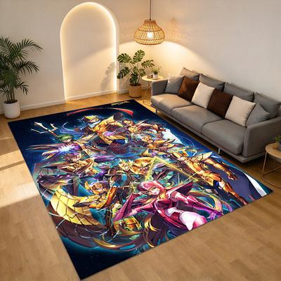 Saint Seiya Living Room Nonslip Area Rug Soft Carpet For Bedroom Game Playroom Sofa Office Home Decor Doormat Christmas Gift C930899