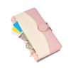 Phone Case For Honor Magic8 Lite 5G / X9d 5G / X70 5G Zipper Wallet Color Splicing TPU PU Leather Flip Phone Cover with Strap
