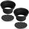 NVX XBAF65 2-Piece 6.5" or 6.75" Weatherproof Silicone Rubber Speaker Baffle Kit