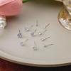 Elegant Mini Zircon Earrings: Fresh, Sweet, Lightweight Luxury Ear Bone Studs for Women.