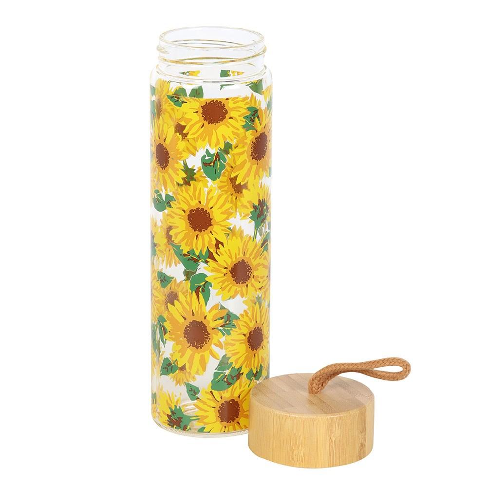 Something Different Sonnenblume Bambus 600ml Wasserflasche