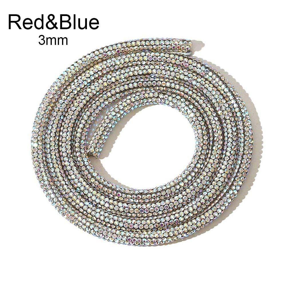 Shoelace Bridal Dress Bracelet Rhinestone Rhinestone Rope Full Rhinestone Pipe Glass Crystal Cord