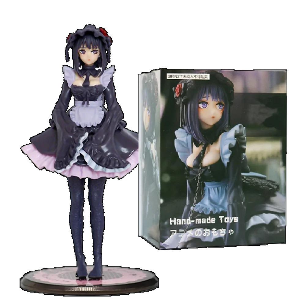 2 Kinds My Dress-Up Darling Anime Figure Black Maid Outfit Kitagawa Marin Action Figure Shizuku Kuroe Figurine Collection Model