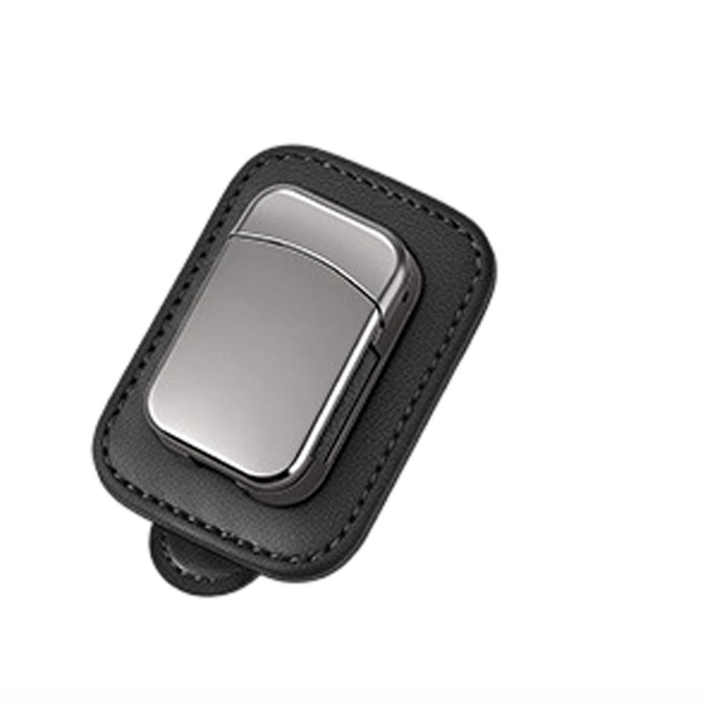 Car Visor Glasses Clip, Alloy Sunglasses And Eyeglasses Holder For Car Sun Visor, Multi-functional Press-type Sunglasses Mount.