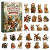 Acrylic Forest Animal Hanging Ornaments - Pack Flat 2D for Keychains and DIY Crafts