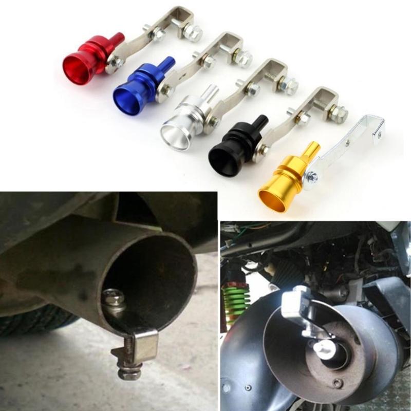 Universal Sound Simulator Blow Off-Valve Car Turbo Sound Whistle Vehicle Refit Device Exhaust Fake Pipe Aluminum Muffler