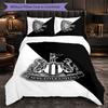 Set Biancheria da Letto Calcio Newcastle United 3 Pezzi Morbido Copripiumino con Federe Set Decorazione Camera da Letto per la Casa