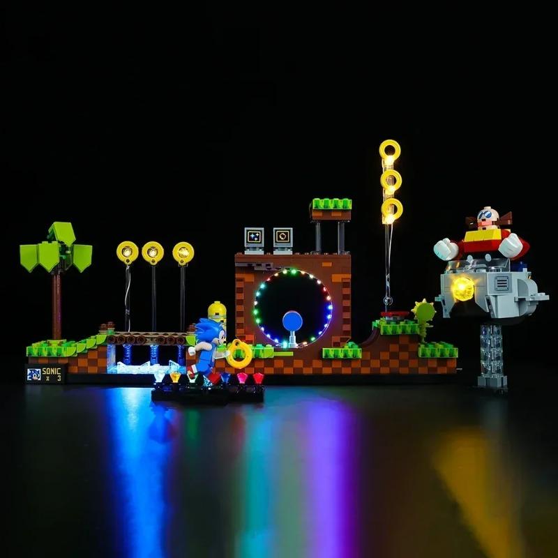 

Ideas 21331 1125 шт. Игра Hedgehogs Pop Game Green Hill Zone Модель Строительный набор Блоки Кирпичи Наборы Игрушки для детей Подарок No original box