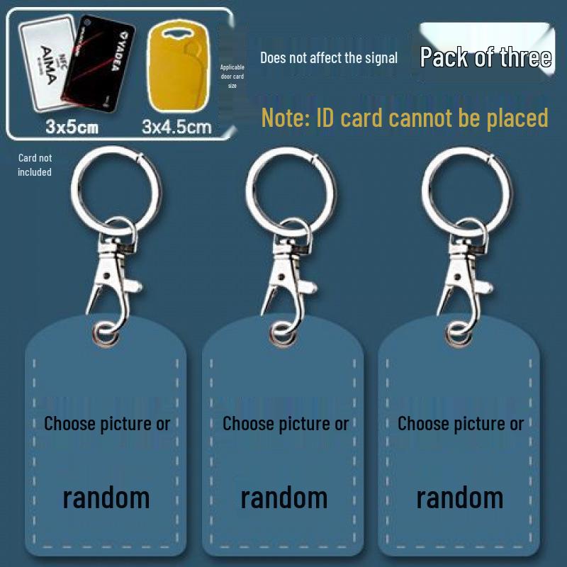 Mini Community Card Case Keychain - ICID Access Protective Sleeve & Bus/Elevator Holder