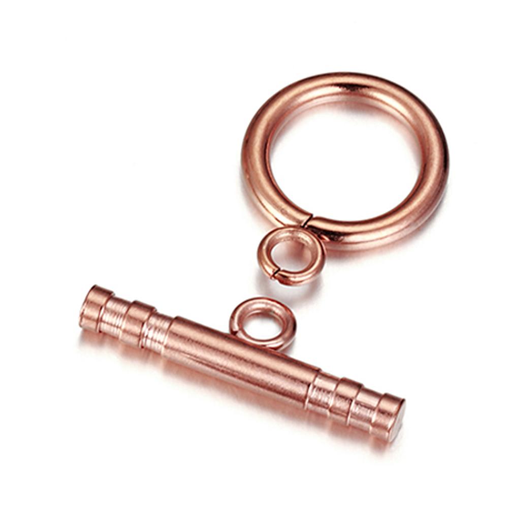 Wholesale No Fade 4sets Stainless Steel Curved OT Clasp Connector Toggle Clasp for Jewelry Making Necklace Bracelet Accessories