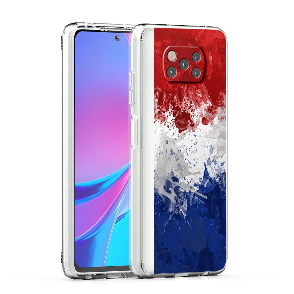 France Flag Soccer Paris Phone Case For Xiaomi Poco X3 NFC F3 M3 X4 X5 Pro 5G Mi 11 12 Lite Ultra 11T 11X 12T Pro Clear Cover