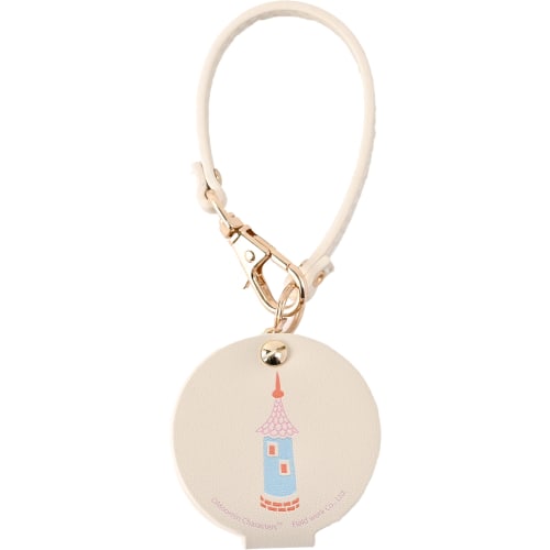 Fieldwork Pocket Watch, Fieldwork Strap Watch, Women's Analog, with Magnifying Glass, 1.5x Magnification, Moomin 80th Anniversary Hang Watch, White, M