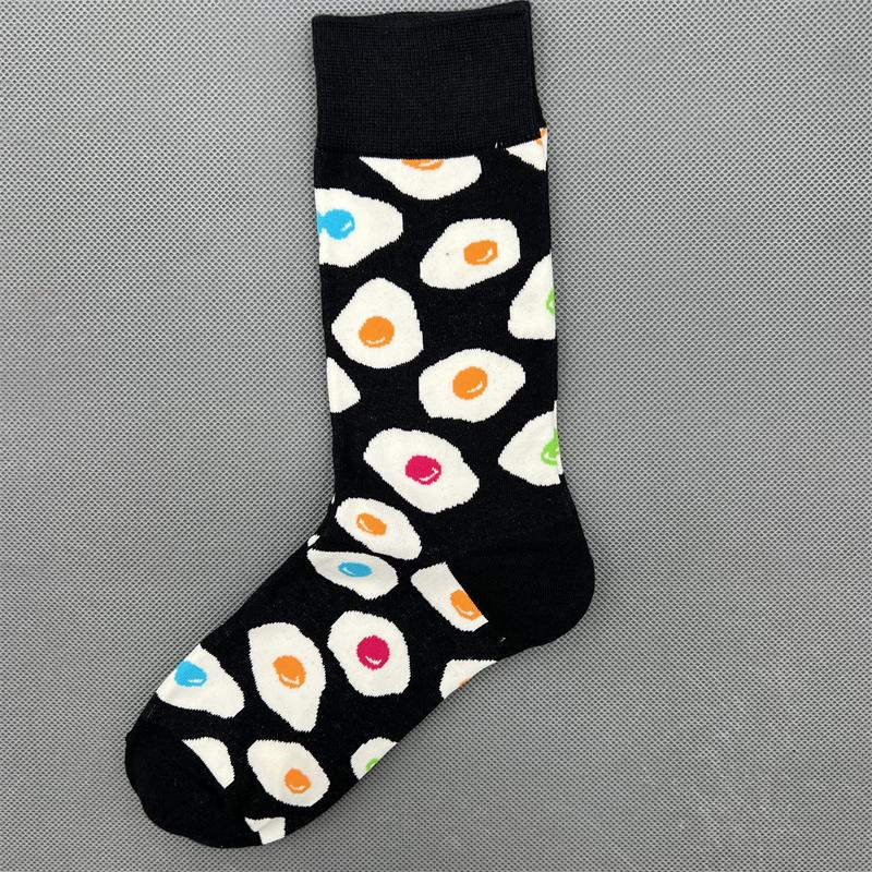 Happy Socks Women's Unisex Combed Cotton Sock Cherry Strawberry