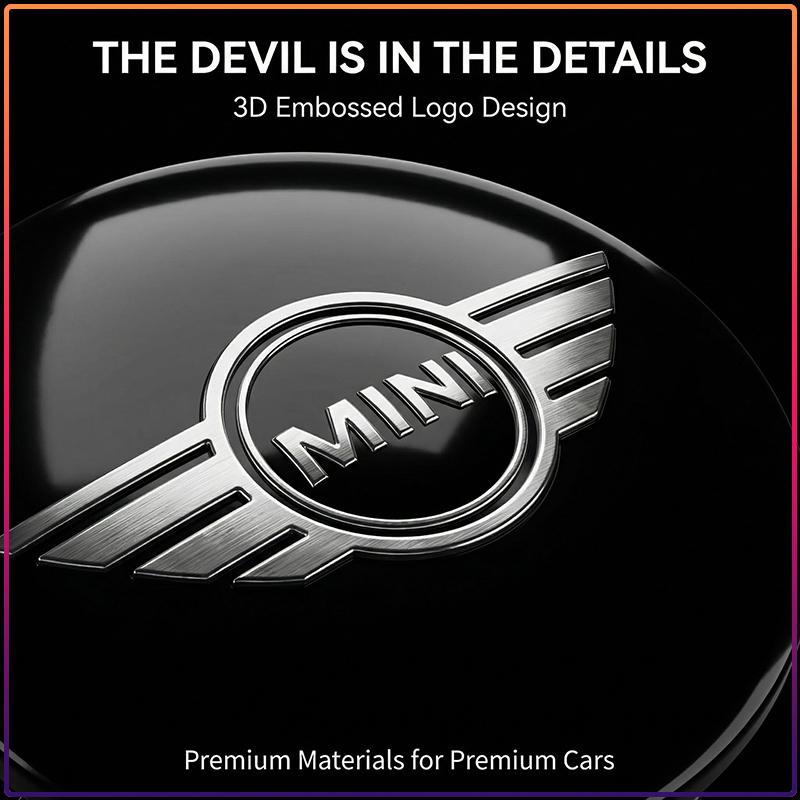4Pcs 56MM Anti-Rust Rim Emblem Decals Scratch-Proof Car Wheel Center Cover For MINI Cooper Fridge One F56 R56 R57 R58 R59 R60 JCW Countryman Clubman