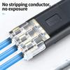 Universal Wiring Splicing Conectors Wire Connect Terminals Connectors 3Pin Bidirectional Pluging Cable Buckle