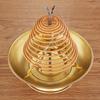 Sandalwood Incense Rack Home Decor Three Fish Fragrance Tray Household Buddha Incense Burner Mosquito Coil Bracket