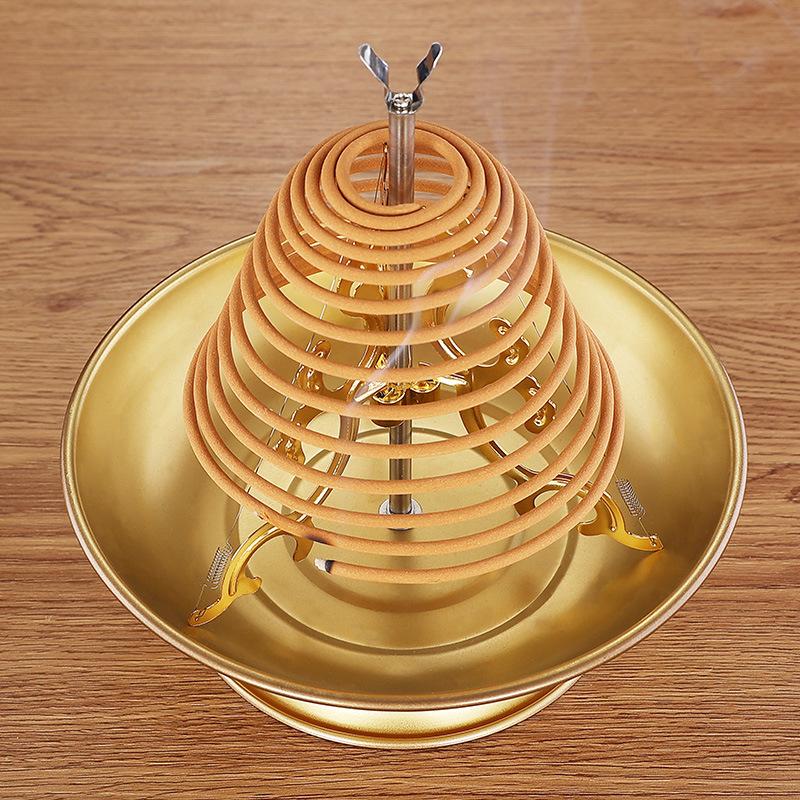 Sandalwood Incense Rack Home Decor Three Fish Fragrance Tray Household Buddha Incense Burner Mosquito Coil Bracket