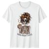 Mama Needs Coffee Skeleton Mom Life Humor Mens T-Shirt Womens Tee Graphic