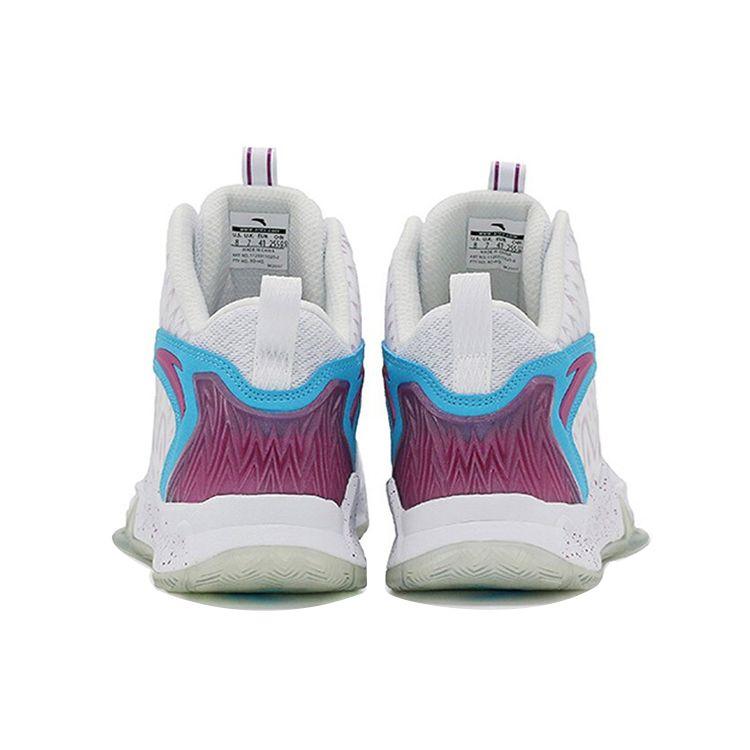 Anta KT2 Thompson Shock Absorbing Non-Slip Wear-Resistant Low-Top Basketball Shoes Men Sneakers White Red Blue 112031102S-2