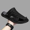 2025 Summer New Handmade Sandals Men's Shoes Outdoor Leisure Beach Wading Stream Dual-purpose Large Size Men's Shoes
