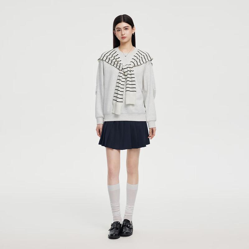 FivePlus Women's Loose Fit Crew Neck Sweatshirt