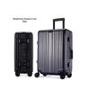 Aluminum Frame Carry-On Suitcase Set: 20"/24"/28" Password-Protected Luggage
