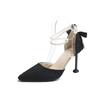 Fashion 2025 Spring and Autumn New Fashionable Comfortable Elegant and Versatile Hollow Shoes with Baotou and Strap High Heels