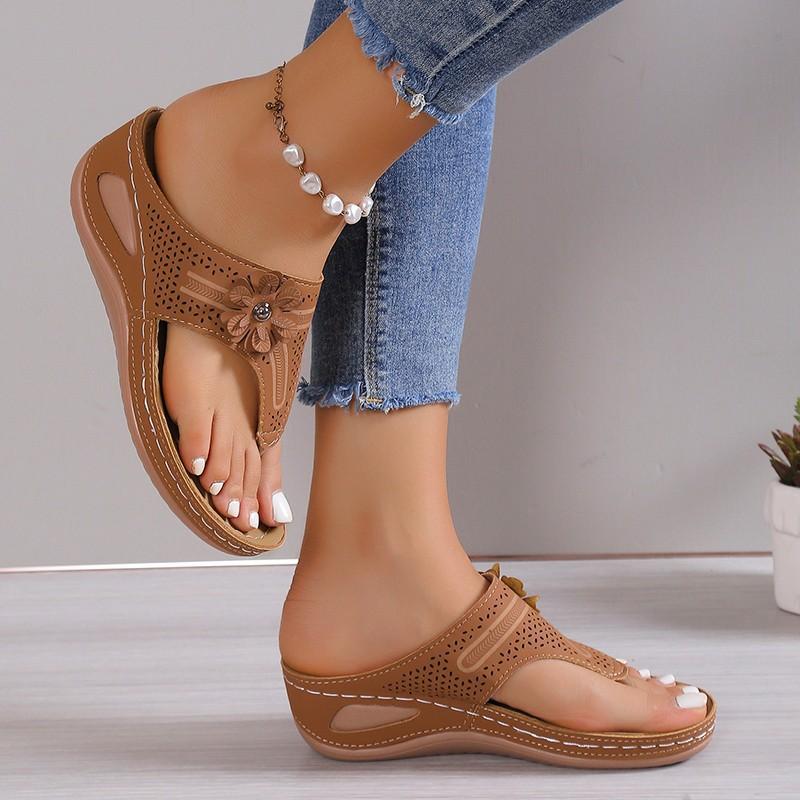 

Fashion Summer Fashion Women Platform Wedges Comfortable Slip on Sandals Plus Size 36-43 Shoes for Women Non-slip Women Sandals 36