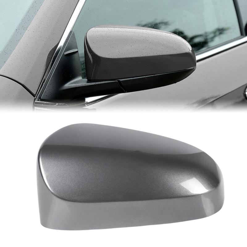 Car Side Wing Rearview Mirror Cover Cap Glossy Black White for Toyota Camry W/O Signal Light 2012 2013 2014 2015 2016 2017 US