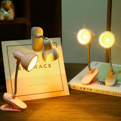 1Pc Mini Led Clamp Reading Lamp Night Lights Home Portable Book Clip Lamp