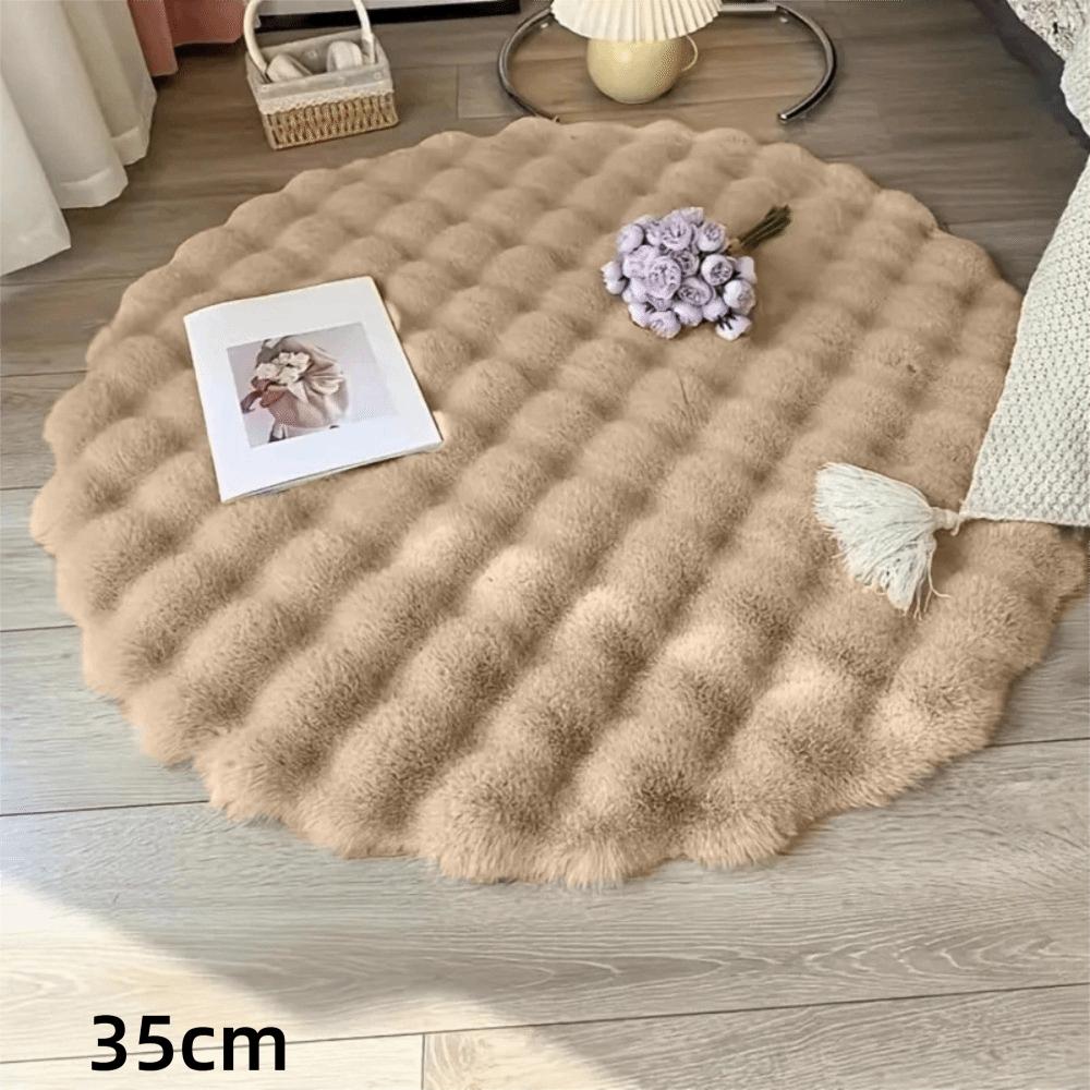 New Round Cat Mat Non-Slip Bottom Insulation Feature Round Pet Mat Washable Pet Blanket