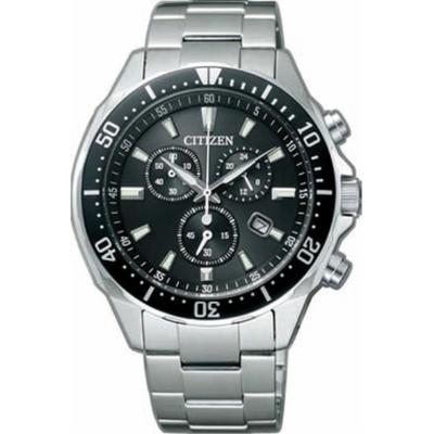 Herren VO10-6771F ( Uhr OXY Eco-Drive Chronograph Diver Design) Runde Uhr Silber
