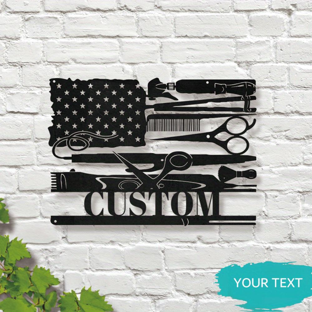 Custom Metal Sign for Hair Salon Wall Decor Gift for Hairdressers