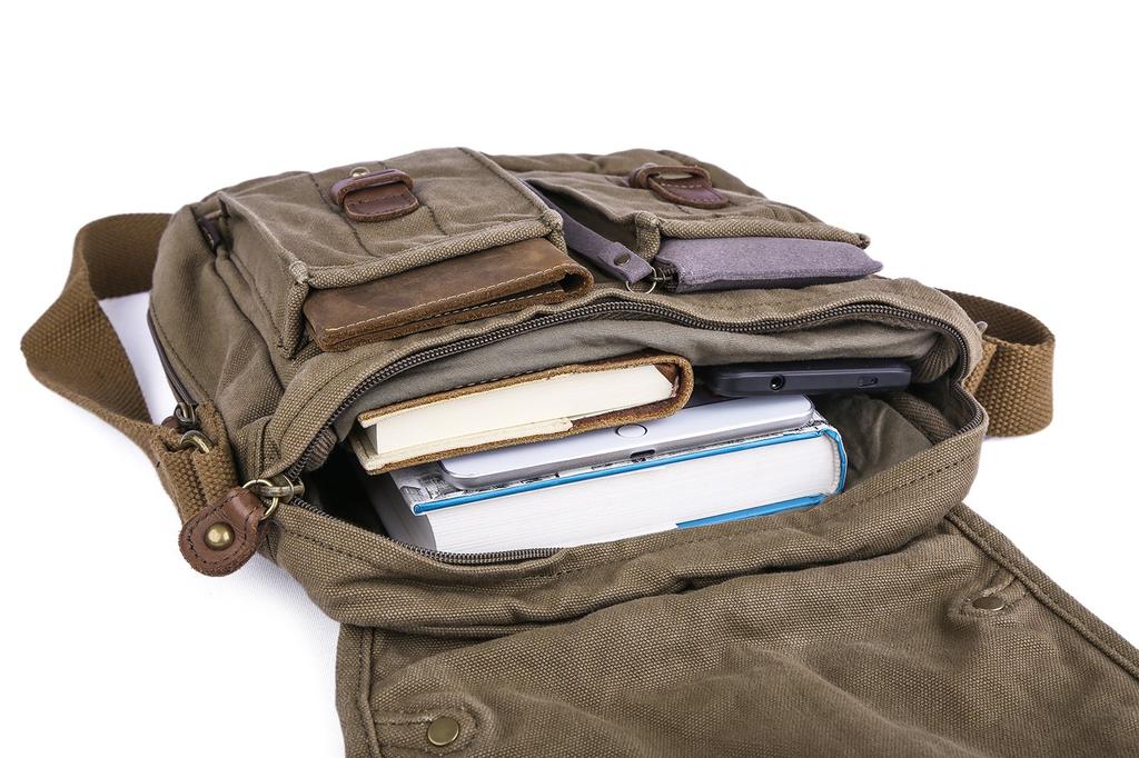 Gootium 30829AMG Sac En Style En Tissu Vert - - Bandoulière - Armée