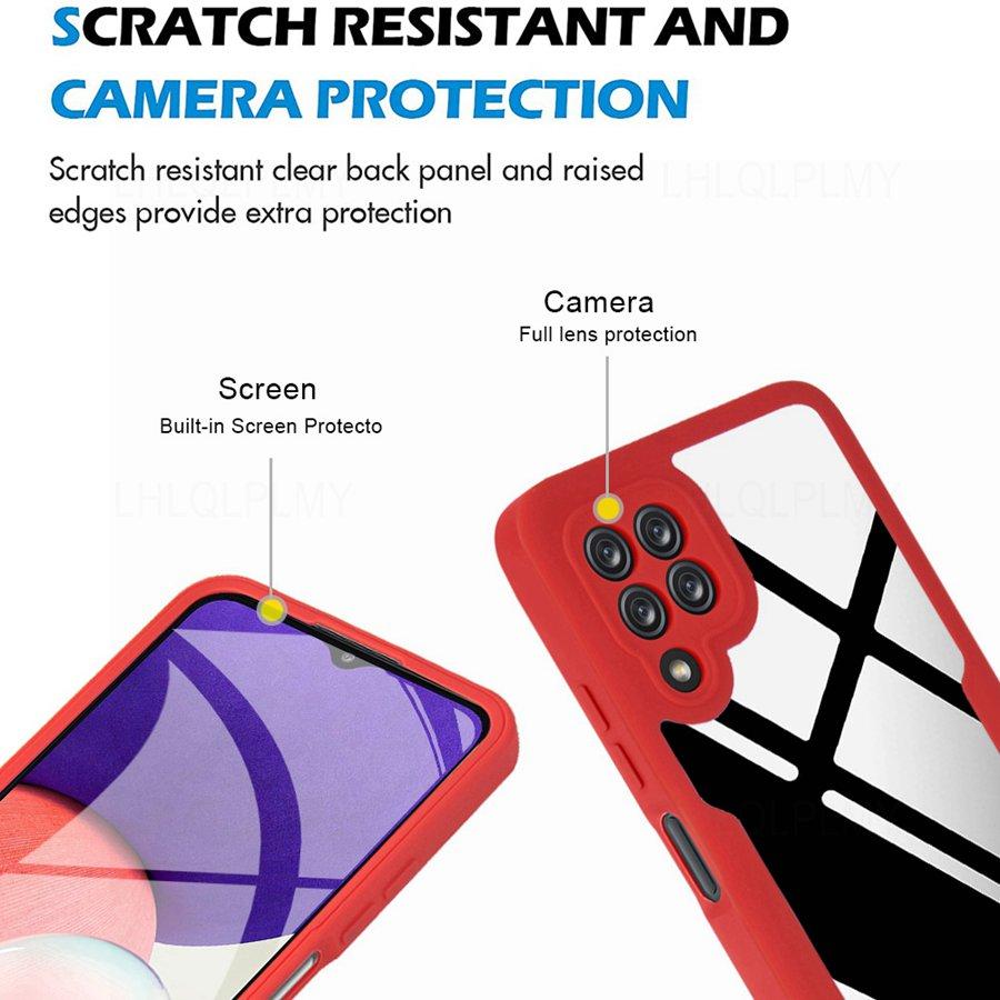 Custodia Antiurto a 360 Gradi per Samsung Galaxy A37 A57 S26 Plus Ultra A13 A15 A34 A16 A14 A25 A26 A35 A36 A06 A54 A56 A17 5G Copertura Anteriore Posteriore