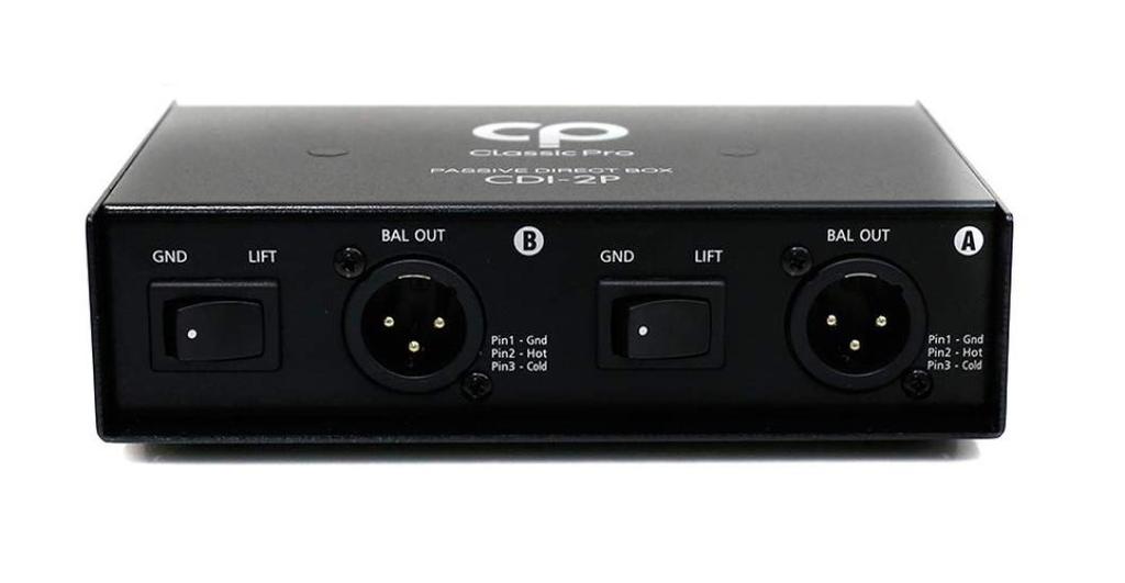 CLASSIC PRO CDI-2P Stereo Direct Box