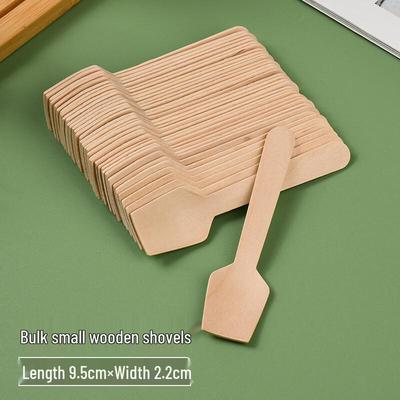 Cucchiaini da Gelato Monouso in Legno (9,5 cm, confezione da 100)