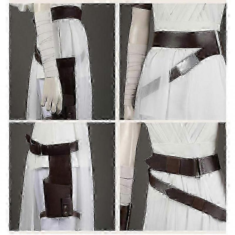 Star Wars Cosplay Costume White Full Set Halloween Fancy Dress Carnival Outfit For Women - DSW