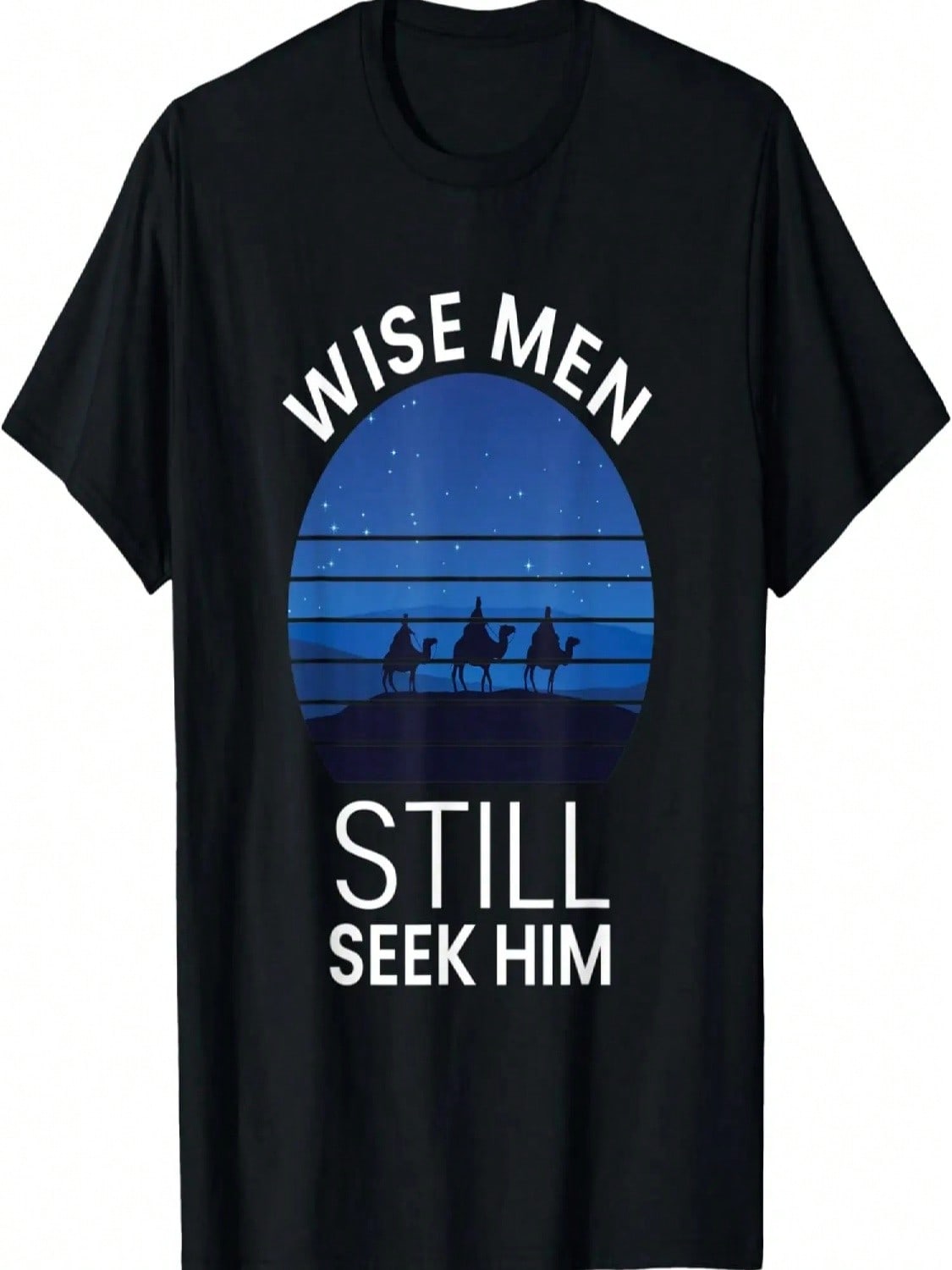 Wise unisex Still Seek Him Jesus T-Shirt S разноцветный