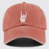 Skull Hand Print Design Adjustable Dad Trucker Visor Sun Hat Unisex